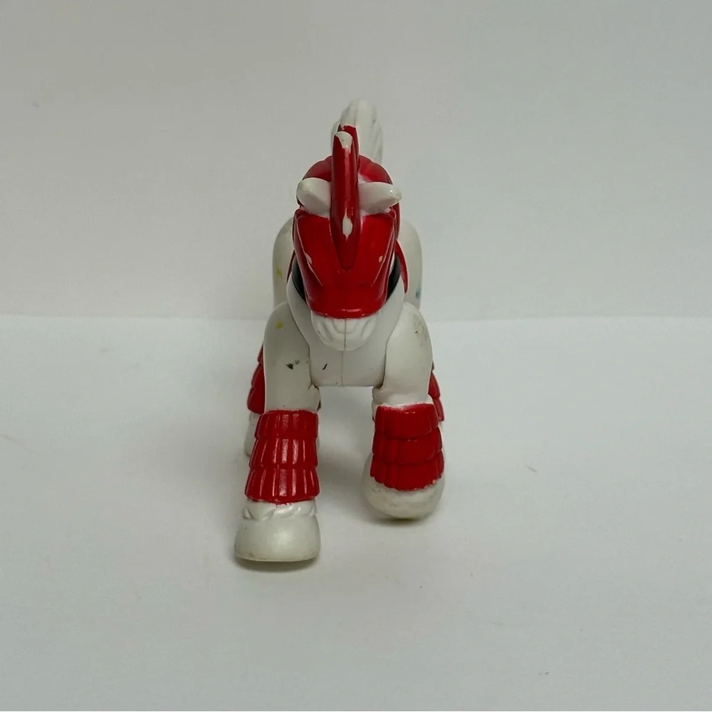 Imaginext White Red Ninja Samurai Horse Figure Fisher Price 2011
